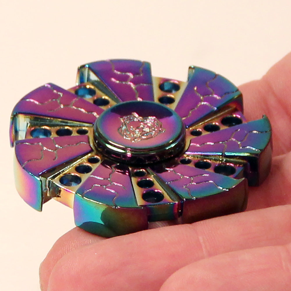 The Zeekio Rainbow Bear Fidget Hand Spinner- with Hybrid Bearing