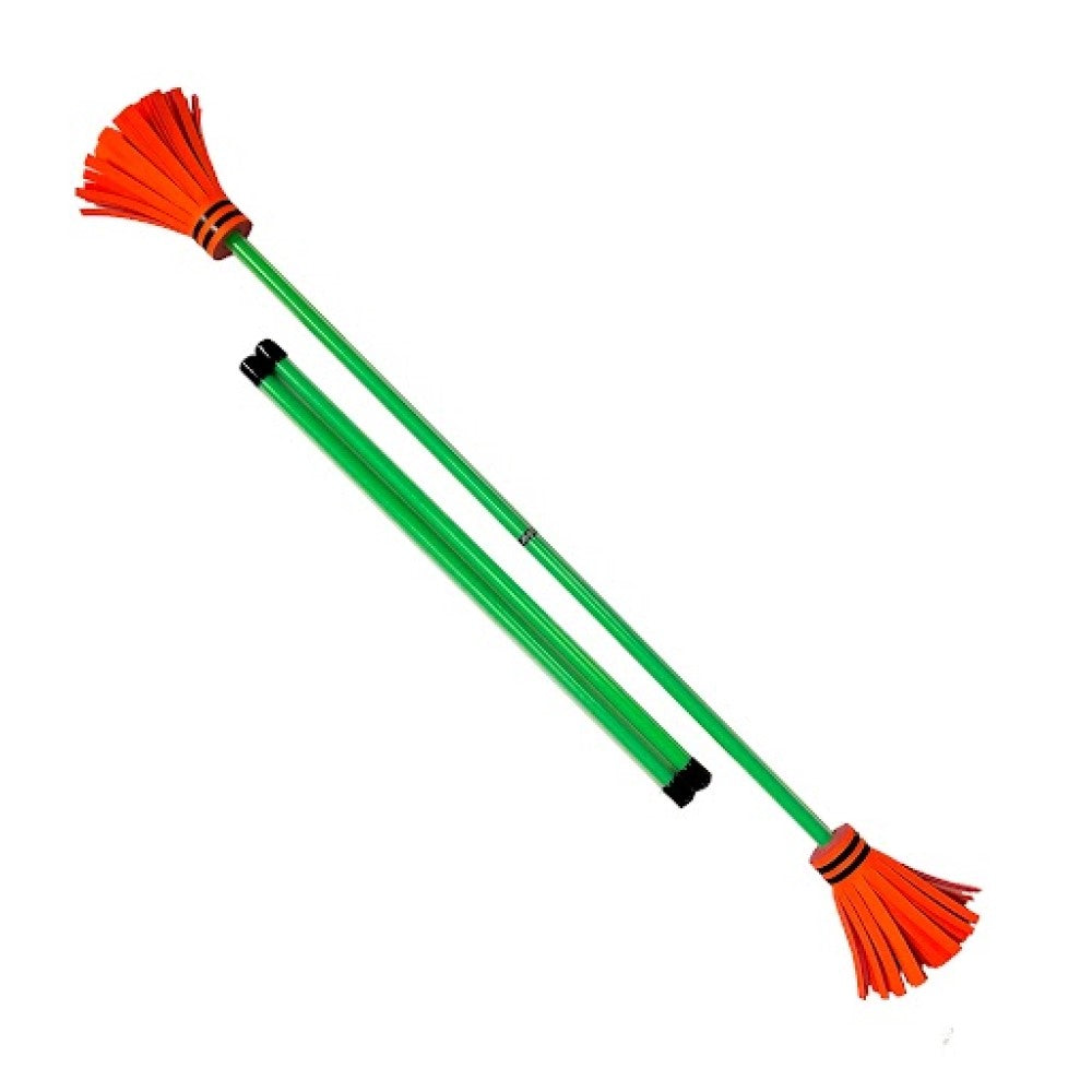 Z-Stix Juggling Flower Sticks-Devil Stick and 2 Hand Sticks, High Quality, Beginner Friendly - UV Reactive Sport Line