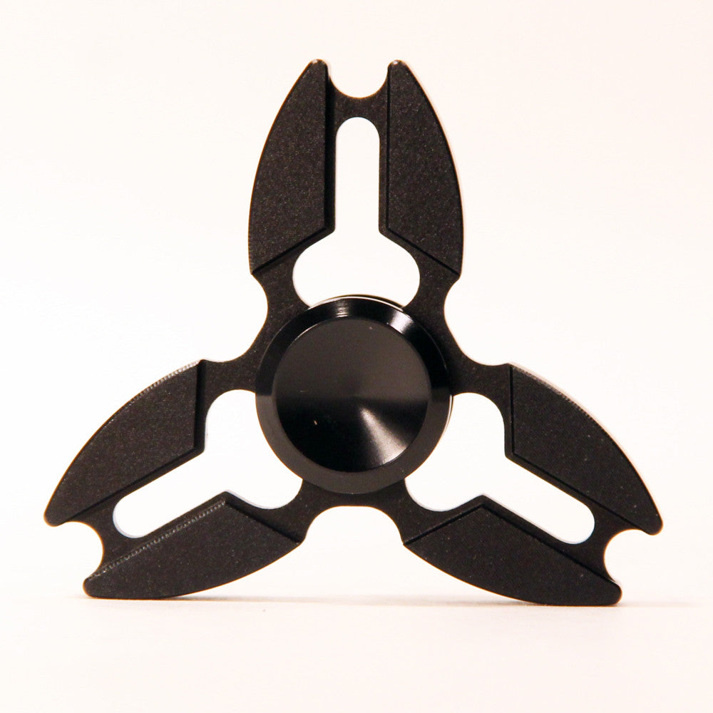 Tri-Star High Grade Aluminum Fidget Spinner -with Storage Case and Carry Pouch *Lead Free*