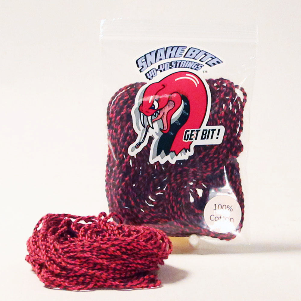Snake Bite Yo-Yo Strings - Cotton - Normal T6 YoYo Strings - 10 Pack