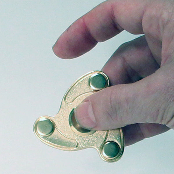 The Golden Turbine Fidget Hand Spinner- Metal with Hybrid Bearing –  Juggling Warehouse