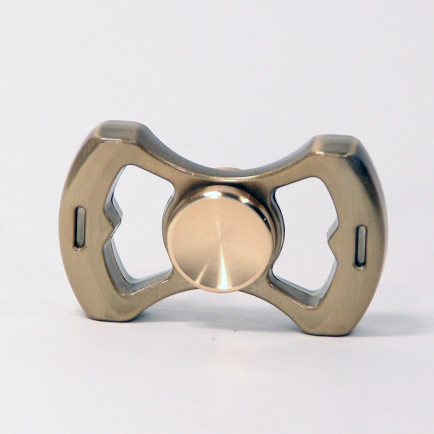 The Iron Butterfly Fidget Hand Spinner- Solid Brass with Hybrid Bearing