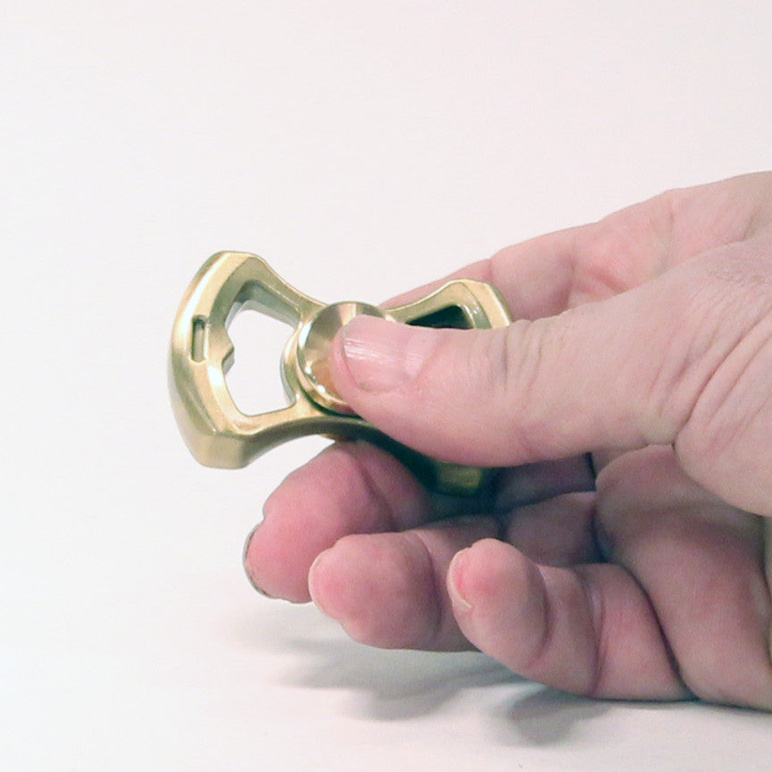 The Iron Butterfly Fidget Hand Spinner- Solid Brass with Hybrid Bearing