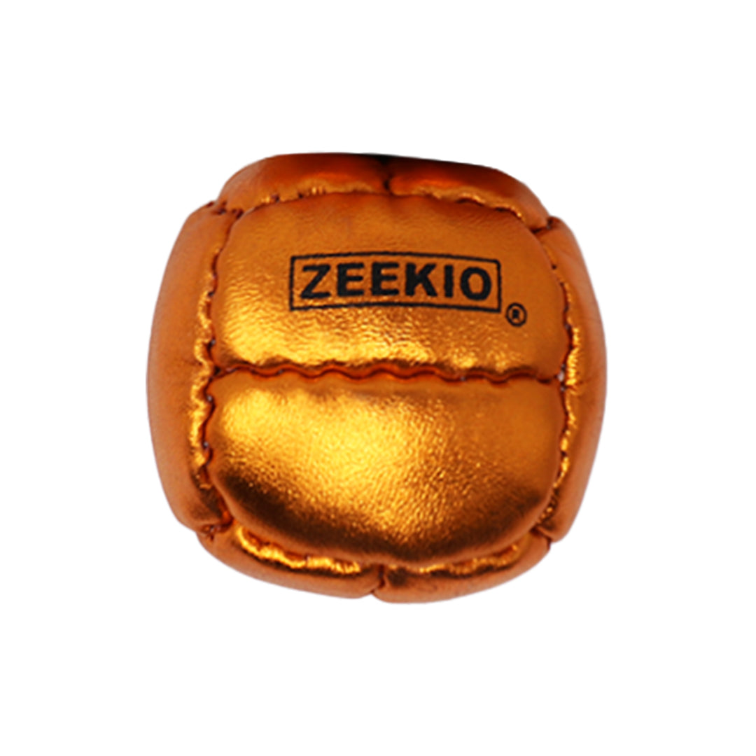 Zeekio Galaxy Juggling Ball - Metallic Series - Premium 12 Panel Leather Ball, 130g, 67mm - (1) Single Ball
