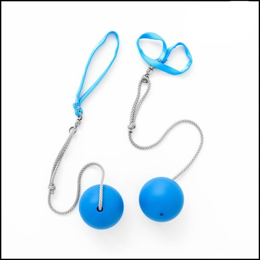 Play Pair of First Poi with 70mm Stage Ball - Loop Handle
