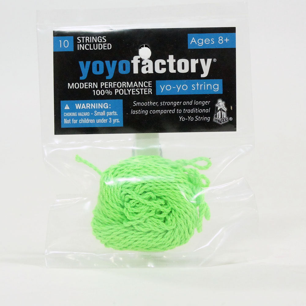 YoYoFactory Yo-Yo String- 10 Pack -Polyester Strings