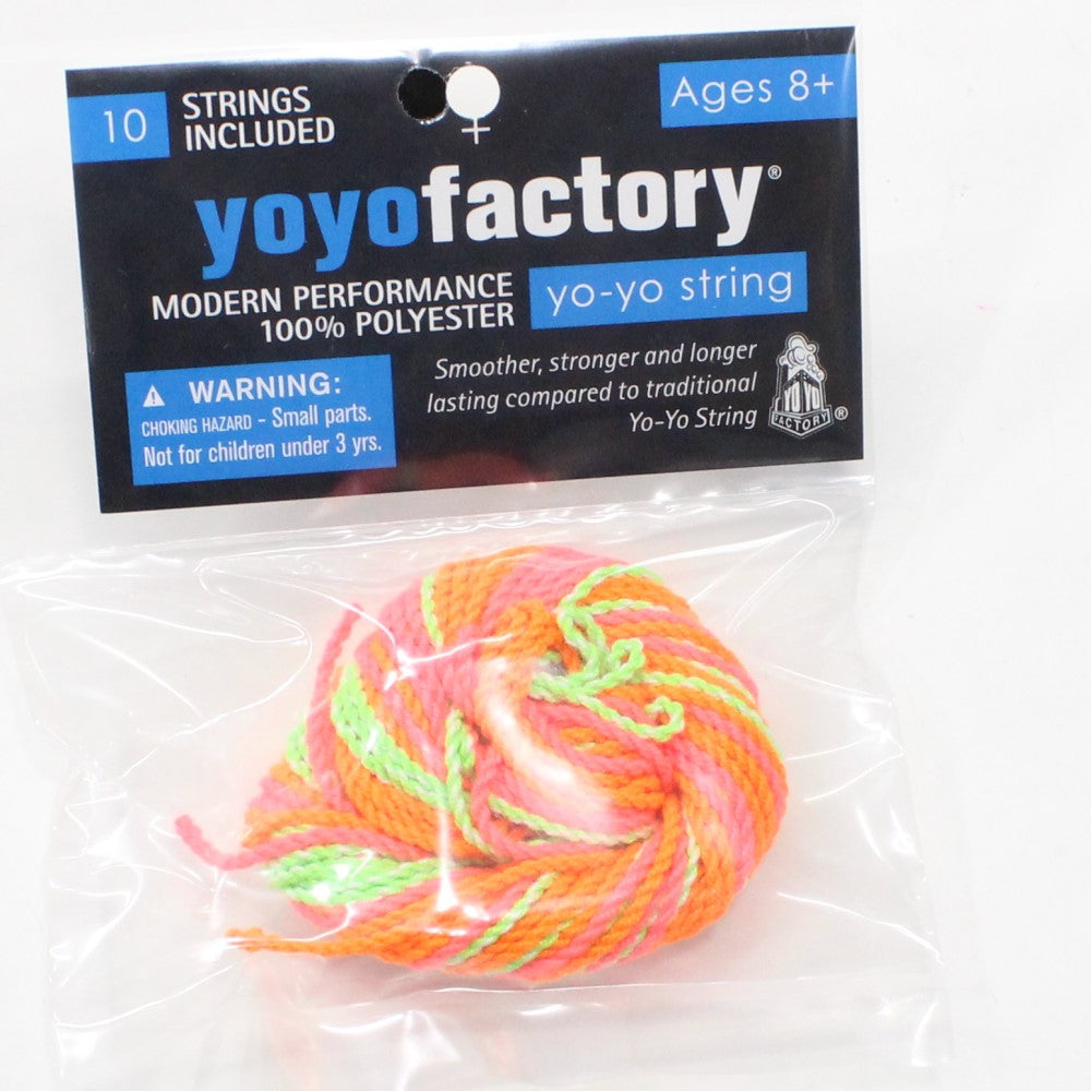 YoYoFactory Yo-Yo String- 10 Pack -Polyester Strings