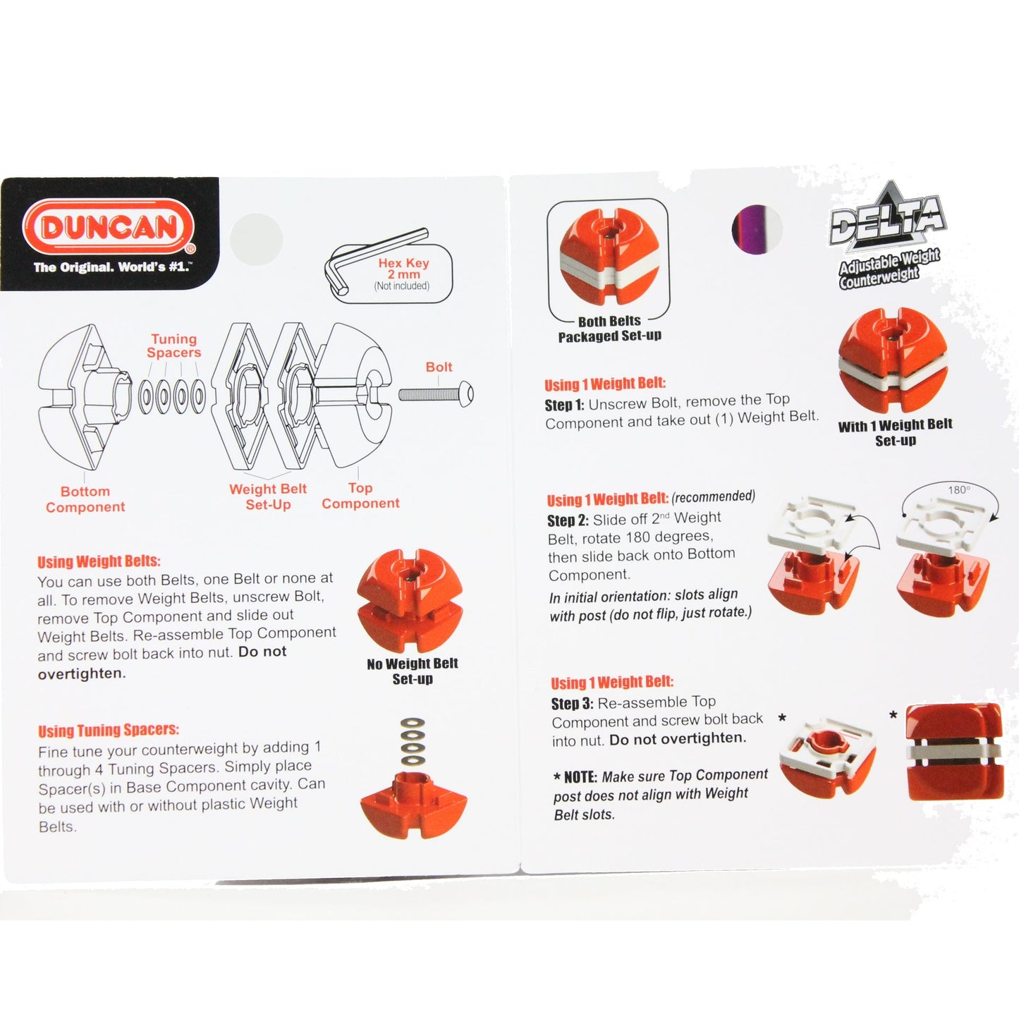 Duncan Delta Adjustable Weight Yo Yo Counterweight - YoYoSam