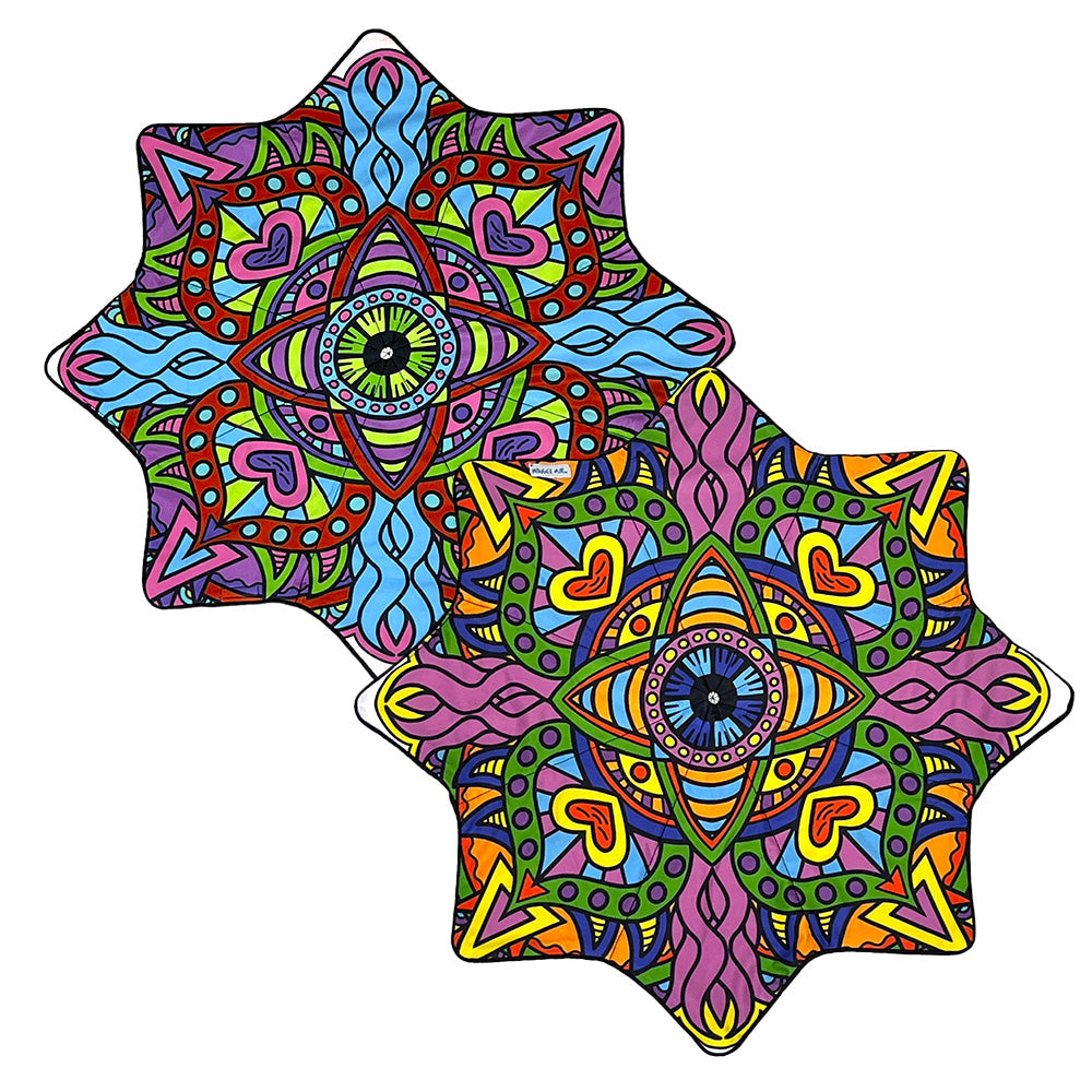 Mougee "Intra" Air Flow Star - Internal Webbing - 27" Diameter - Durable and Vibrant Patterns