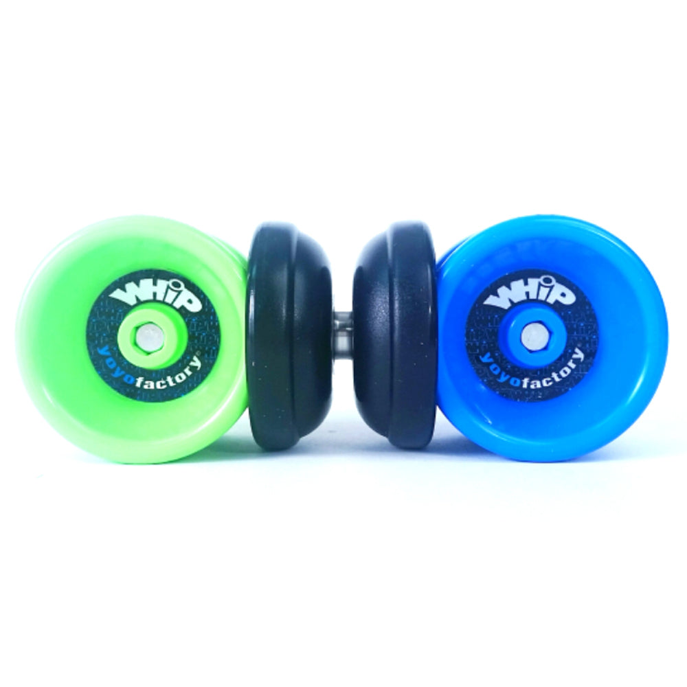 YoYoFactory WHiP (Responsive) Beginner to Intermediate Yo-Yo - Free Strings and Stickers