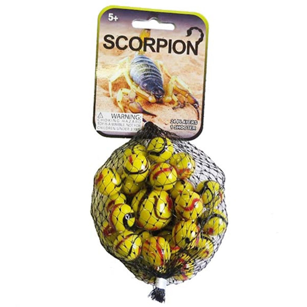 Mega Marbles Themed Marbles- 24 Player Marbles (5/8'') - 1 Shooter (1'')- - YoYoSam