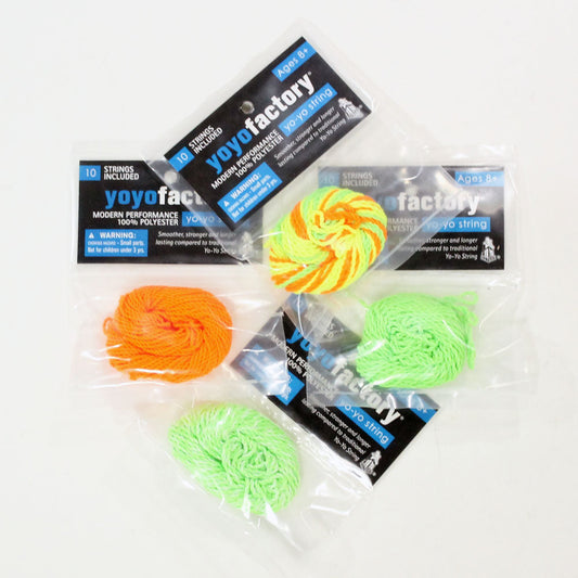 YoYoFactory Yo-Yo String- 10 Pack -Polyester Strings