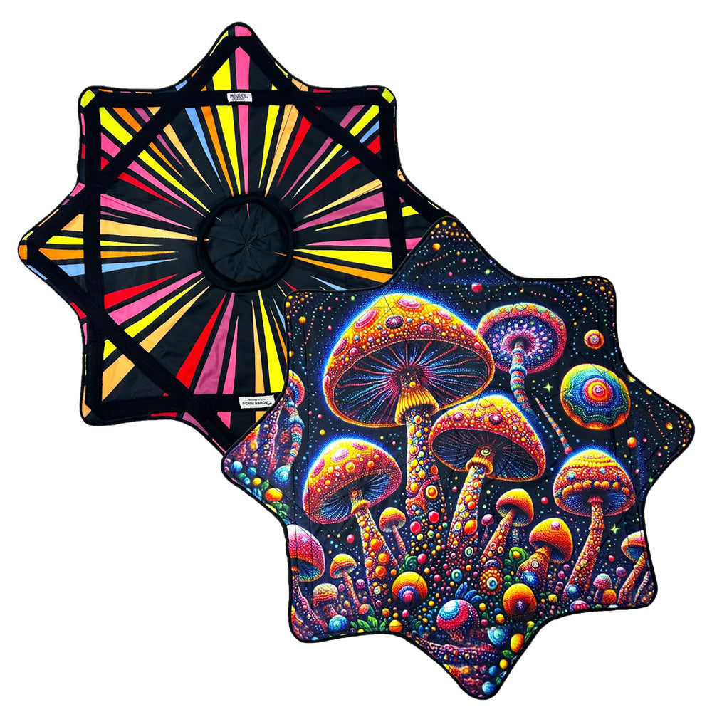 Mougee Classic Flow Star - 27" Diameter - Durable and Vibrant Patterns