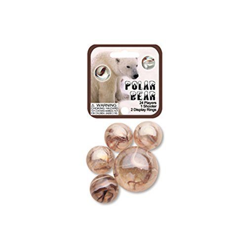 Mega Marbles Themed Marbles- 24 Player Marbles (5/8'') - 1 Shooter (1'')- - YoYoSam