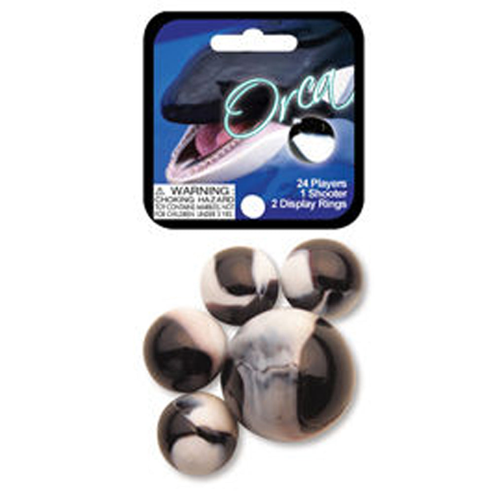 Mega Marbles Themed Marbles- 24 Player Marbles (5/8'') - 1 Shooter (1'')- - YoYoSam