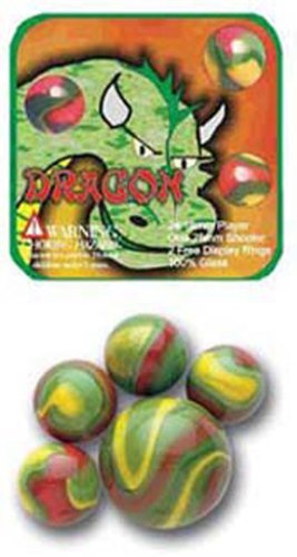 Mega Marbles Themed Marbles- 24 Player Marbles (5/8'') - 1 Shooter (1'')- - YoYoSam