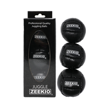 Zeekio Galaxy Juggling Balls - Premium 12 Panel Genuine Leather Balls - 130g - 67mm - Pack of 3