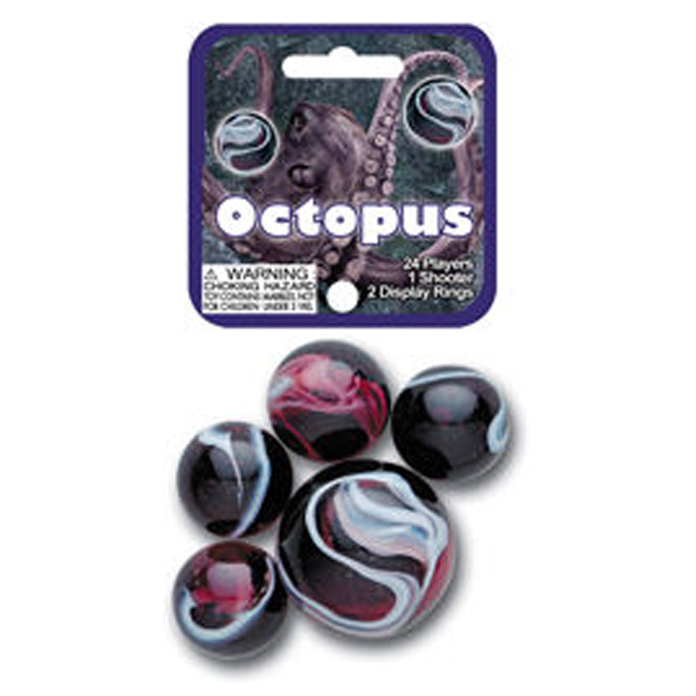 Mega Marbles Themed Marbles- 24 Player Marbles (5/8'') - 1 Shooter (1'')- - YoYoSam