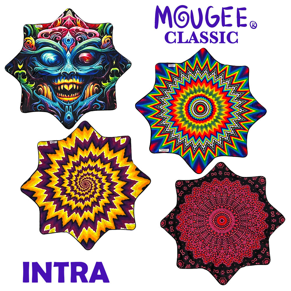 Mougee "Intra" Classic Flow Star - Internal Webbing - 27" Diameter - Durable and Vibrant Patterns