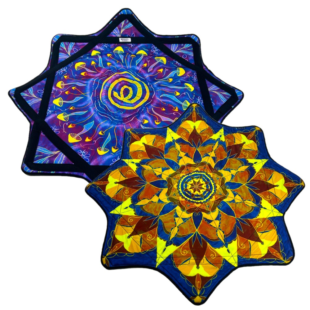 Mougee Classic Flow Star - 27" Diameter - Durable and Vibrant Patterns