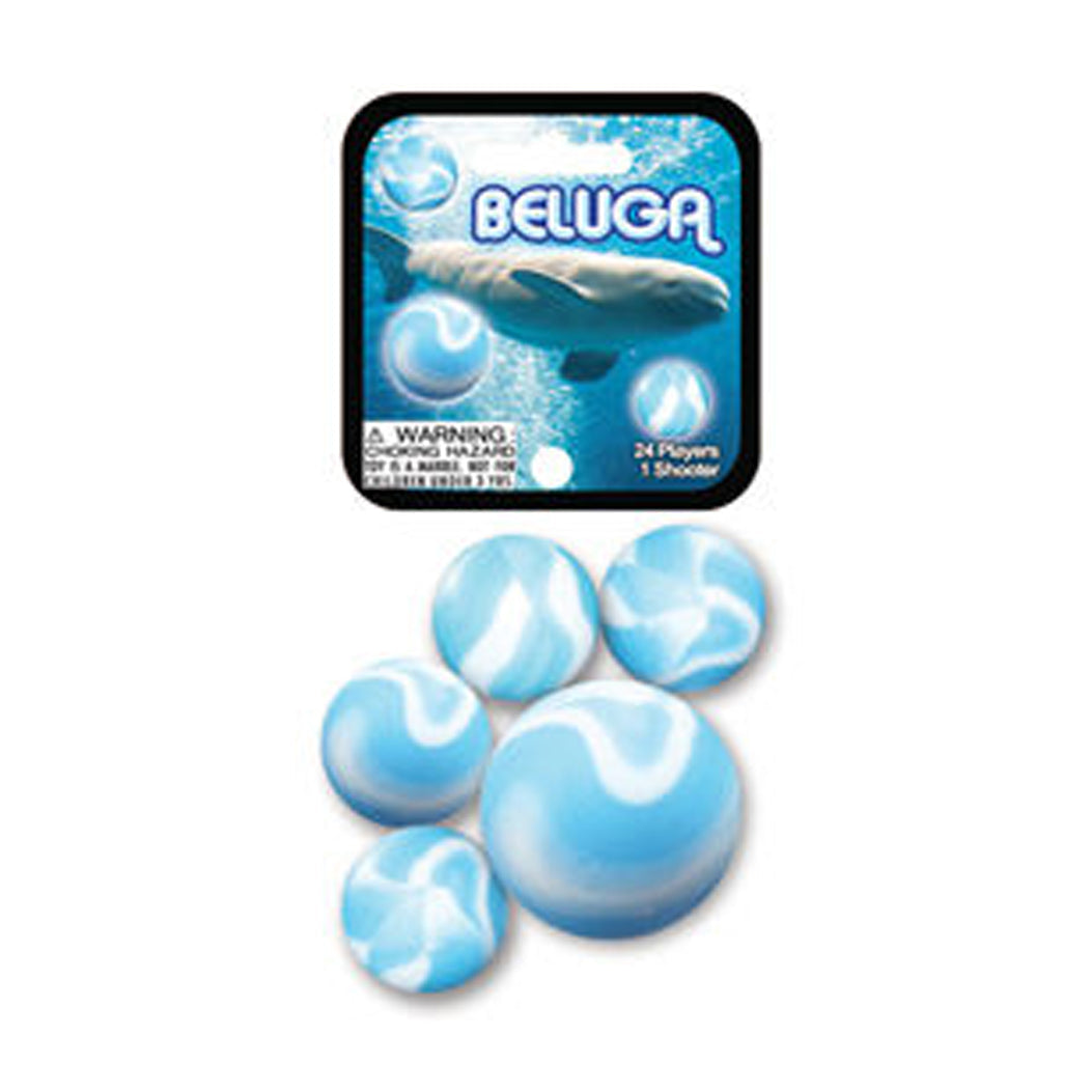 Mega Marbles Themed Marbles- 24 Player Marbles (5/8'') - 1 Shooter (1'')- - YoYoSam