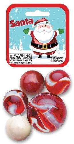 Mega Marbles Themed Marbles- 24 Player Marbles (5/8'') - 1 Shooter (1'')- - YoYoSam