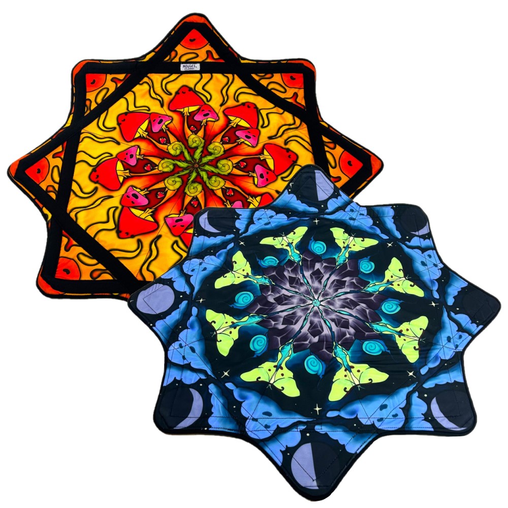 Mougee Classic Flow Star - 27" Diameter - Durable and Vibrant Patterns