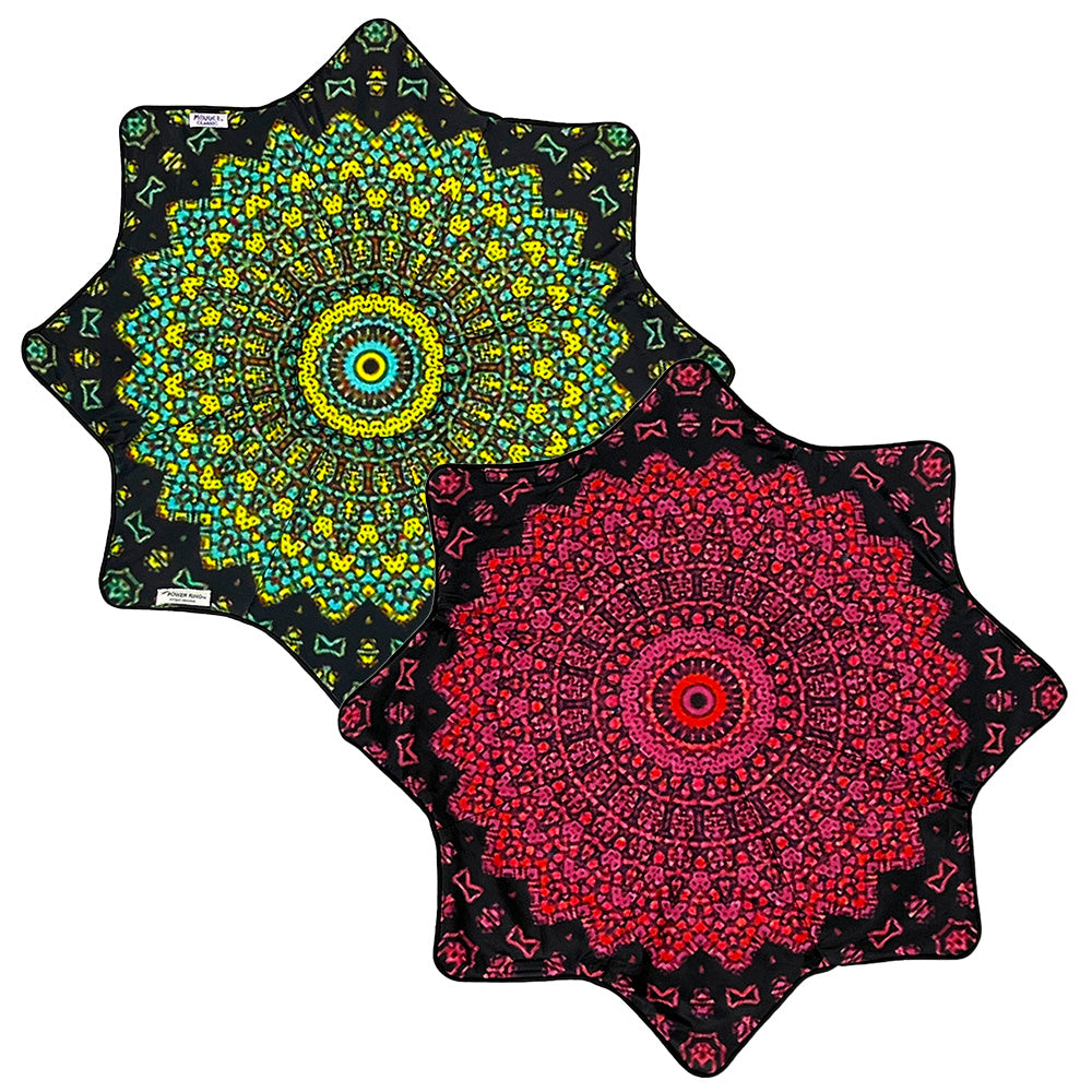 Mougee "Intra" Classic Flow Star - Internal Webbing - 27" Diameter - Durable and Vibrant Patterns
