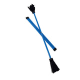Z-Stix Professional Juggling Flower Sticks-Devil Sticks and 2 Hand Sticks, High Quality, Beginner Friendly - Neon Series