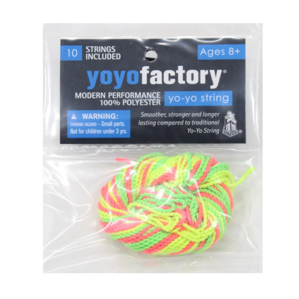 YoYoFactory Yo-Yo String- 10 Pack -Polyester Strings