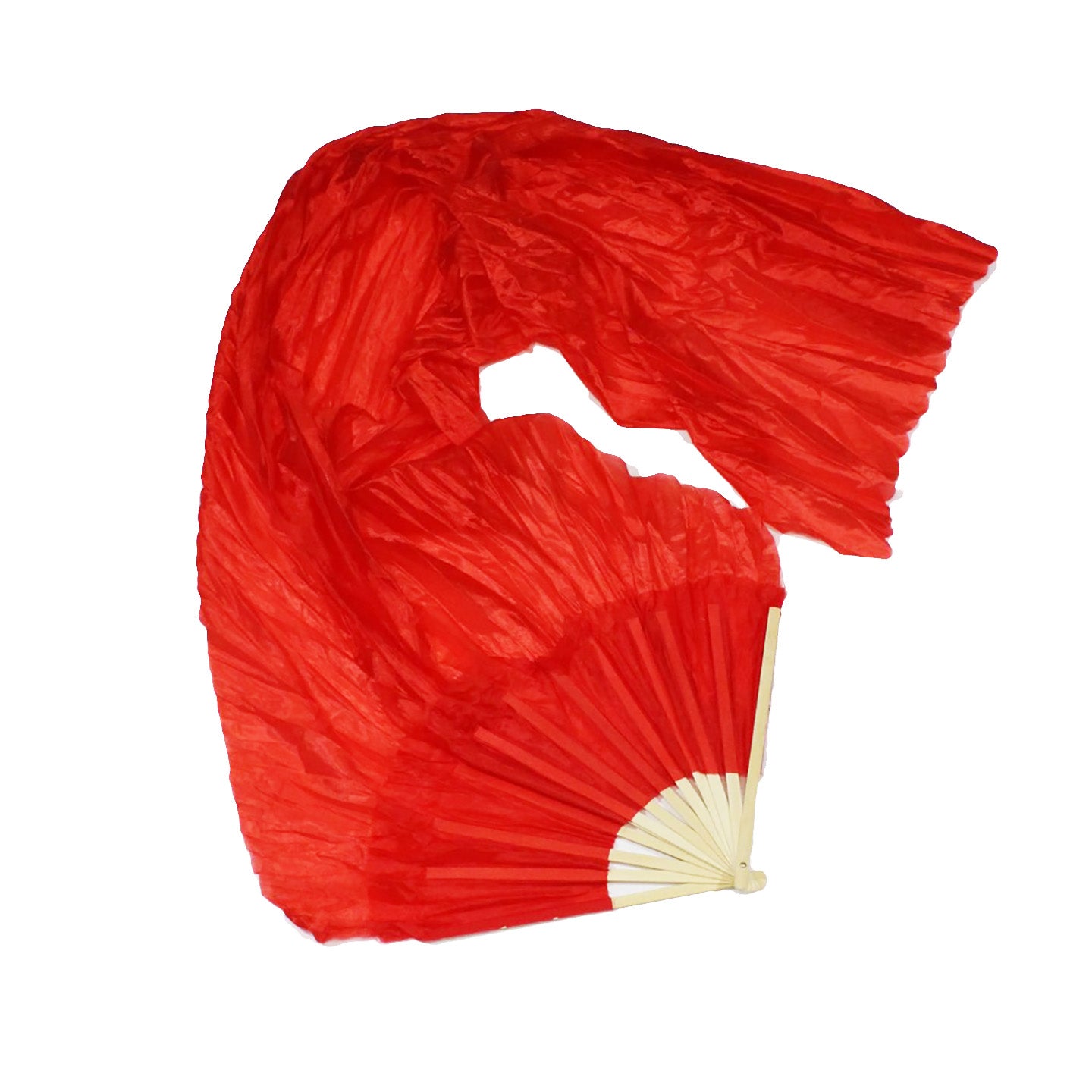 Mougee Silk Fan - For Dance, Festivals, or Just for Fun (Sold Individually)