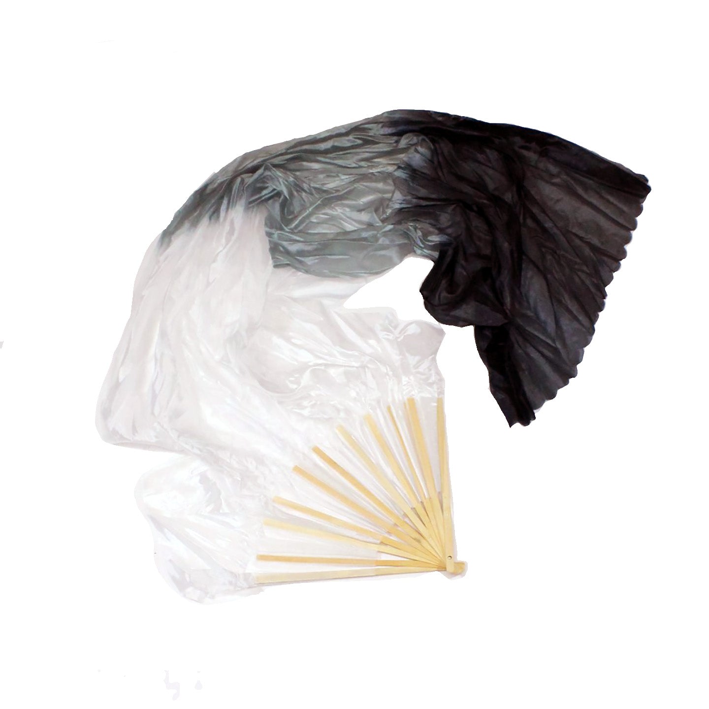 Mougee Silk Fan - For Dance, Festivals, or Just for Fun (Sold Individually)