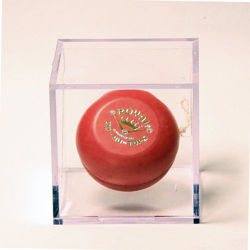 Replica Vintage Collectible Wooden Yo-Yos - Enclosed in Acrylic Display Box