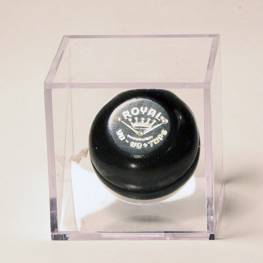 Replica Vintage Collectible Wooden Yo-Yos - Enclosed in Acrylic Display Box