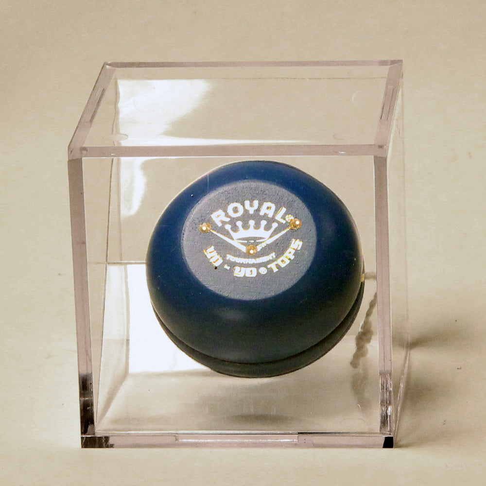 Replica Vintage Collectible Wooden Yo-Yos - Enclosed in Acrylic Display Box