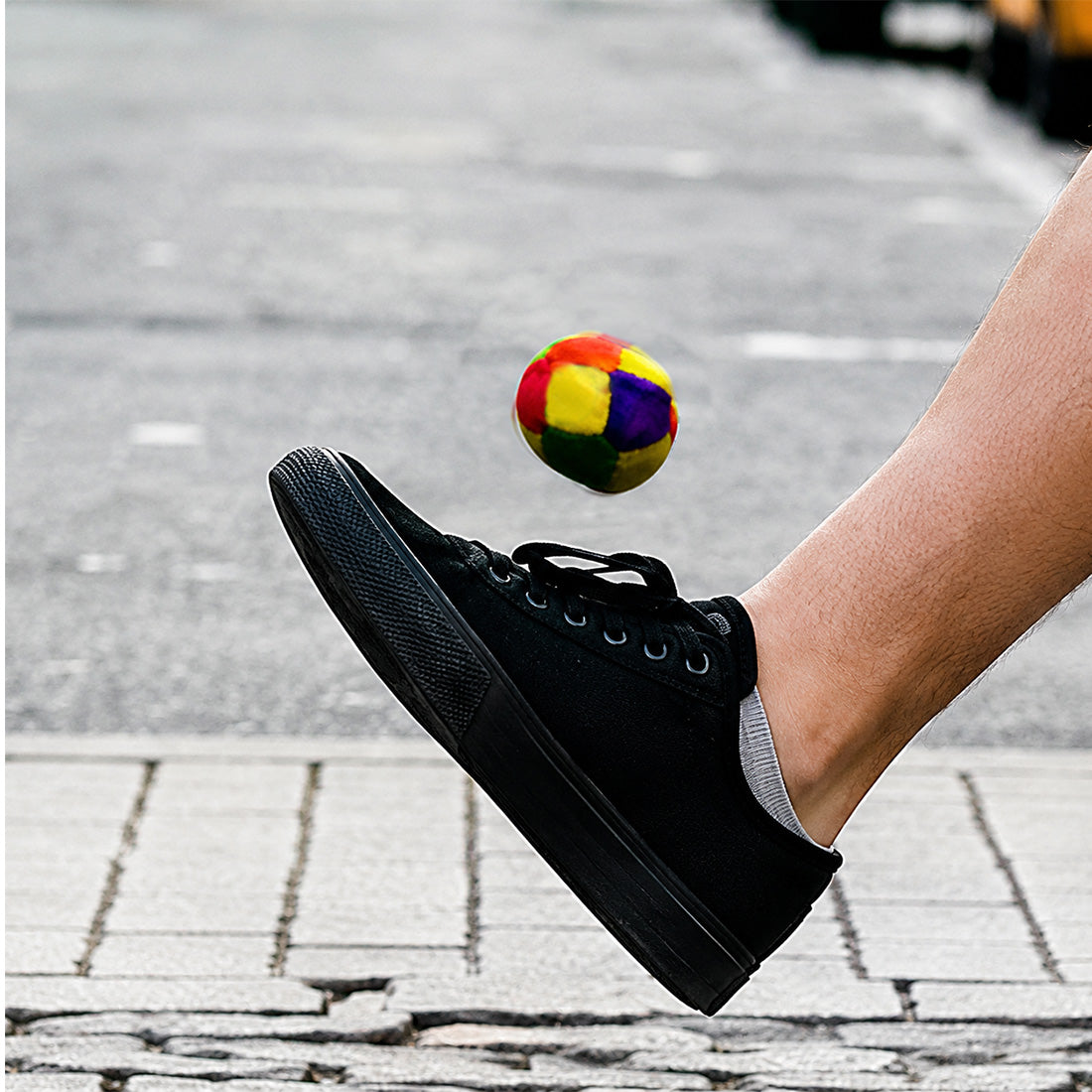 Mougee Sack Footbag - Amara Suede - 14 Panel - Sand or Pellet Filled Foot Bag — view 11