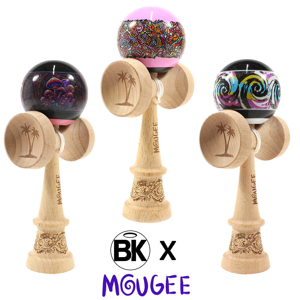 Bahama Kendama x Mougee Collab Kendama - Standard Size - Sticky Finish