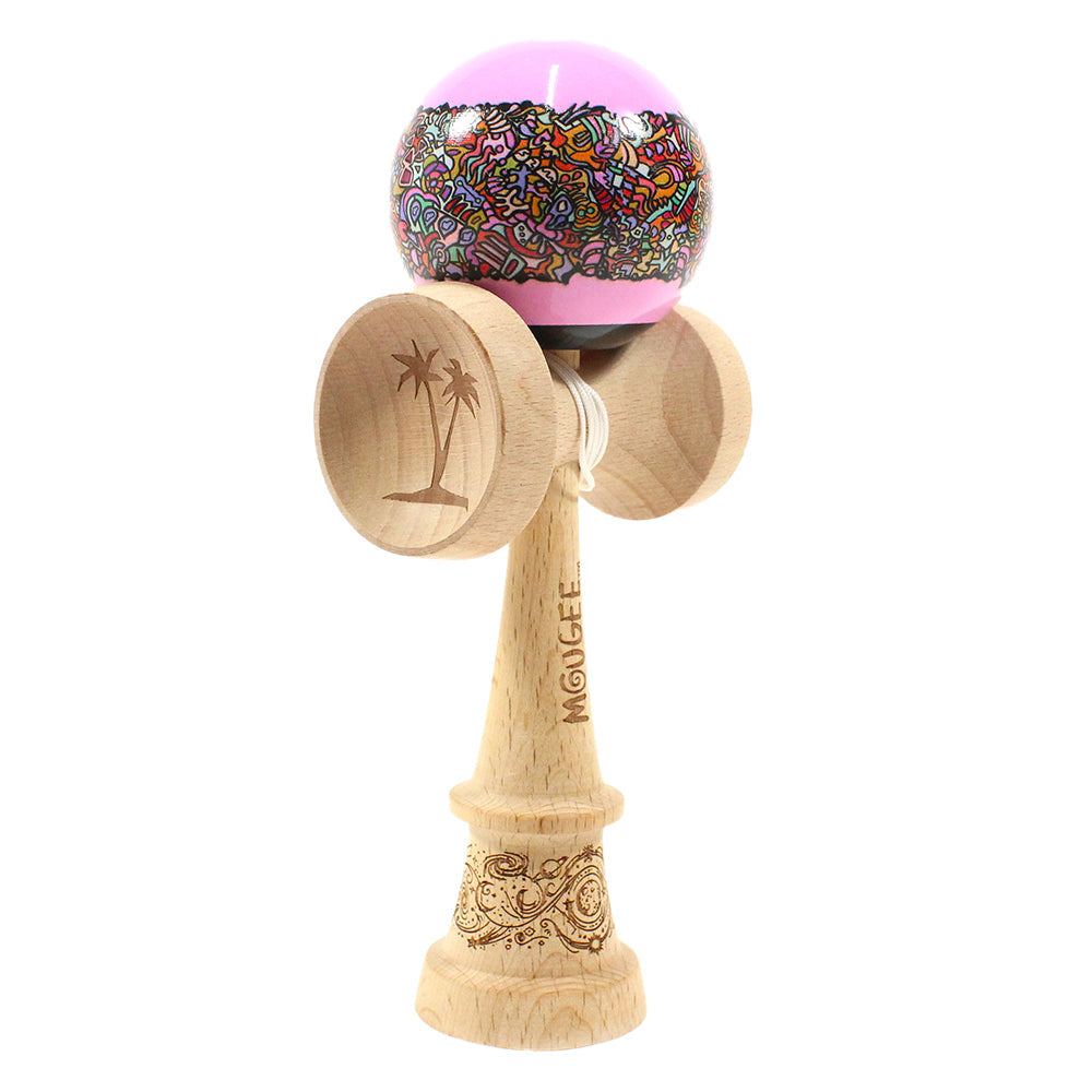 Bahama Kendama x Mougee Collab Kendama - Standard Size - Sticky Finish