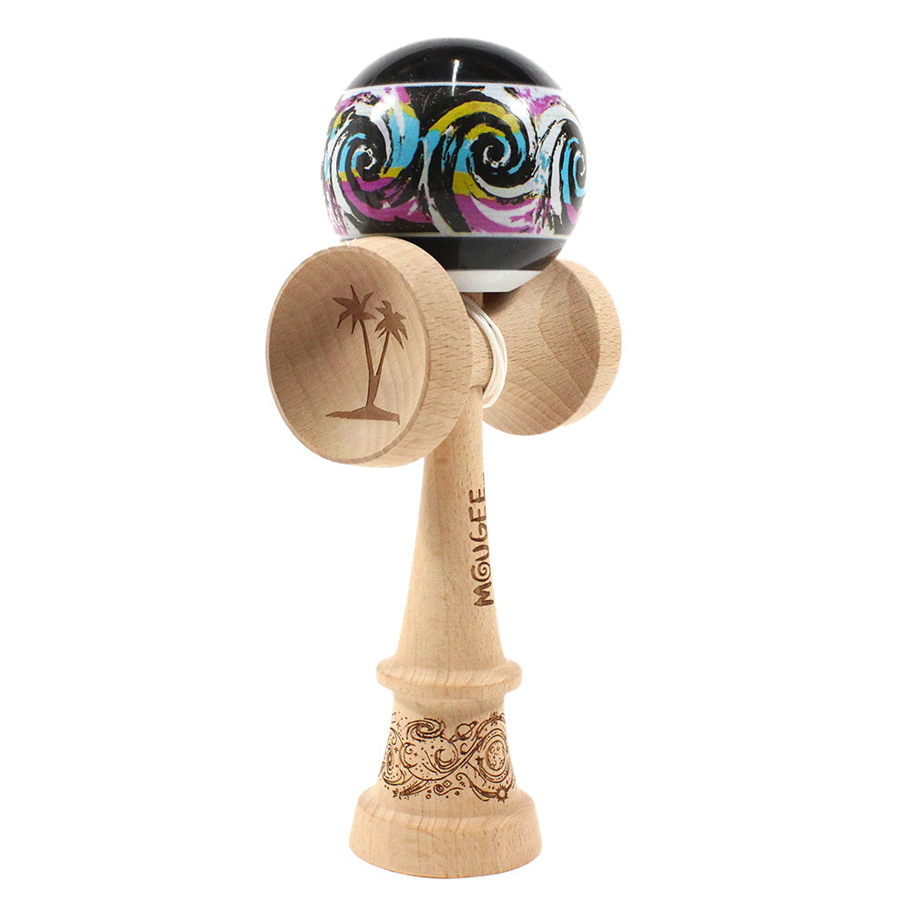 Bahama Kendama x Mougee Collab Kendama - Standard Size - Sticky Finish