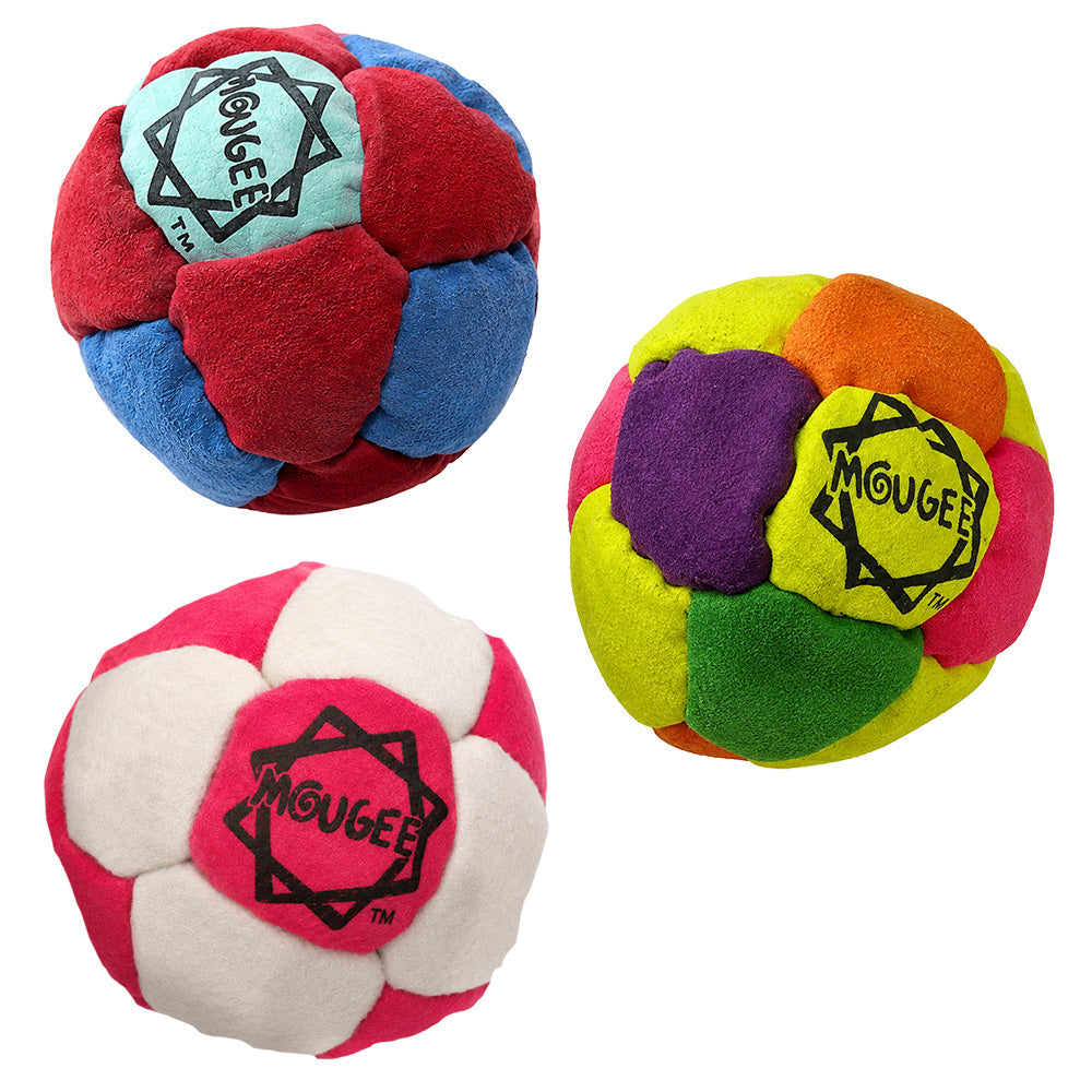 Mougee Sack Footbag - Amara Suede - 14 Panel - Sand or Pellet Filled Foot Bag — view 2