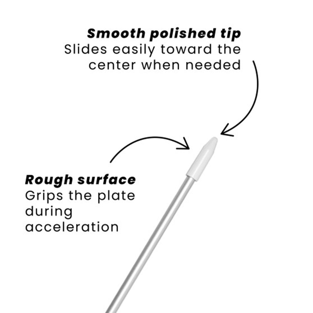 ND Juggling (Niels Duinker) Jester Spinning Plate with Deluxe 2-Piece Plastic Stick