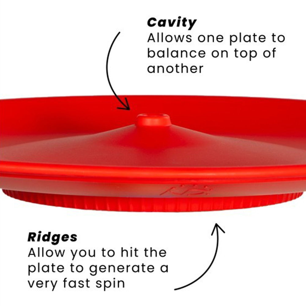 ND Juggling (Niels Duinker) Jester Spinning Plate with 2-Piece Aluminium Stick