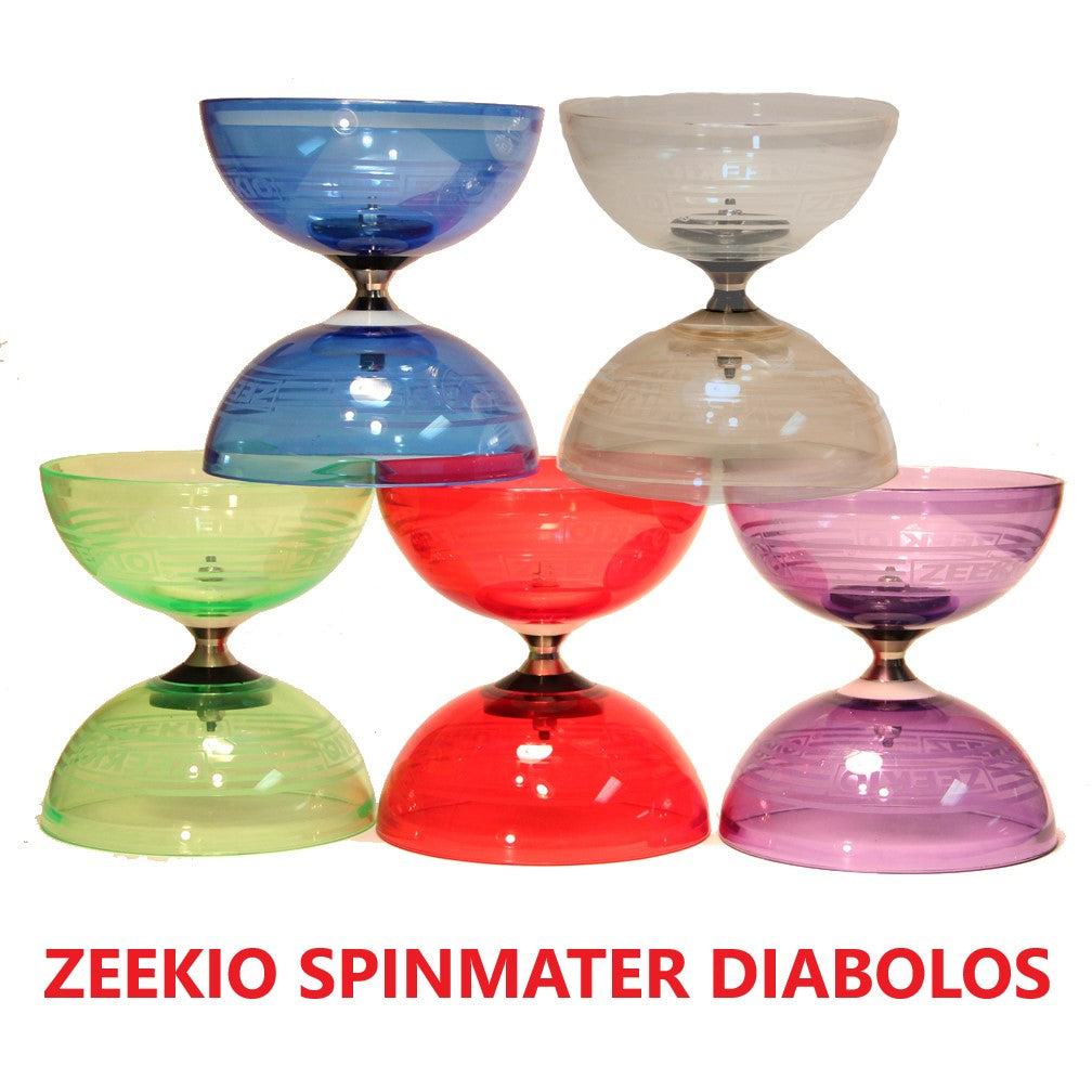 Zeekio Spin Master Diabolo Set- Triple bearing, Fiberglass Sticks and String