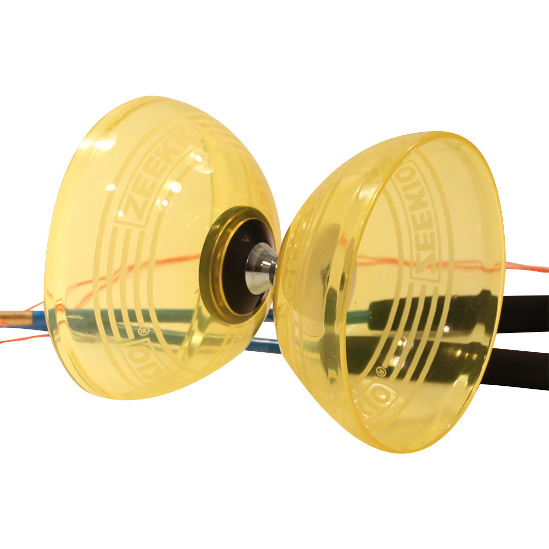 Zeekio Spin Master Diabolo Set- Triple bearing, Fiberglass Sticks and String