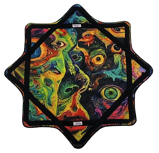 Mougee Classic Flow Star - 27" Diameter - Durable and Vibrant Patterns