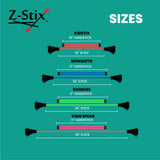 Z-Stix Professional Juggling Flower Sticks-Devil Sticks and 2 Hand Sticks, High Quality, Beginner Friendly - Neon Series