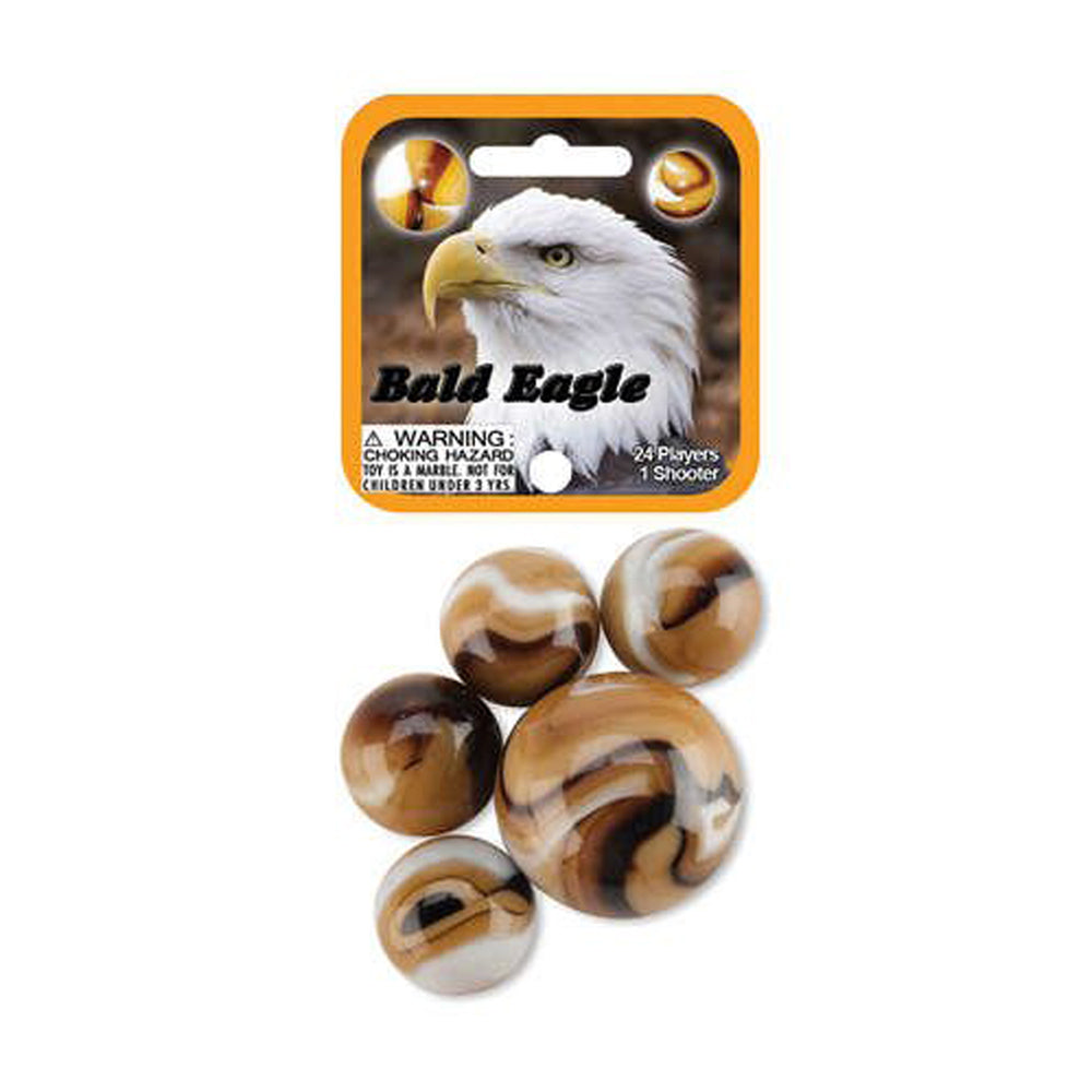 Mega Marbles Themed Marbles- 24 Player Marbles (5/8'') - 1 Shooter (1'')- - YoYoSam