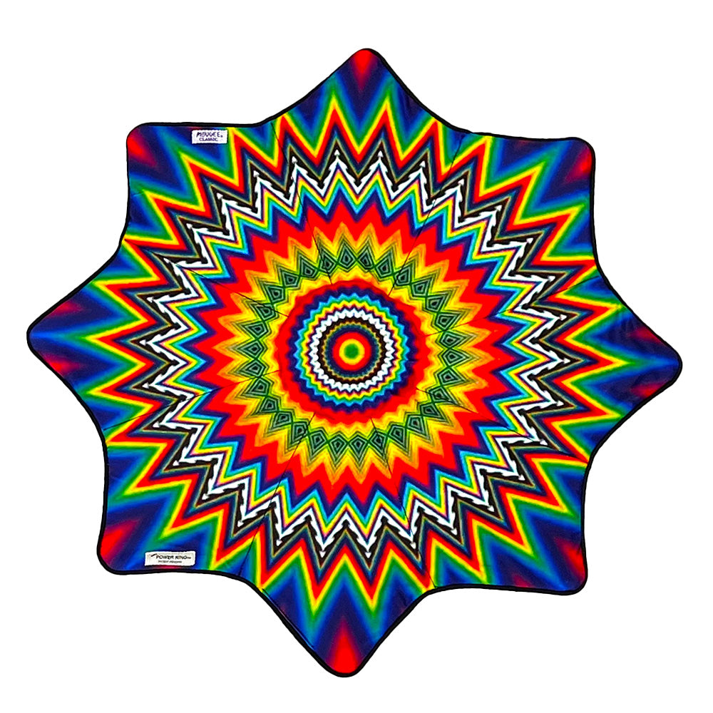 Mougee "Intra" Classic Flow Star - Internal Webbing - 27" Diameter - Durable and Vibrant Patterns