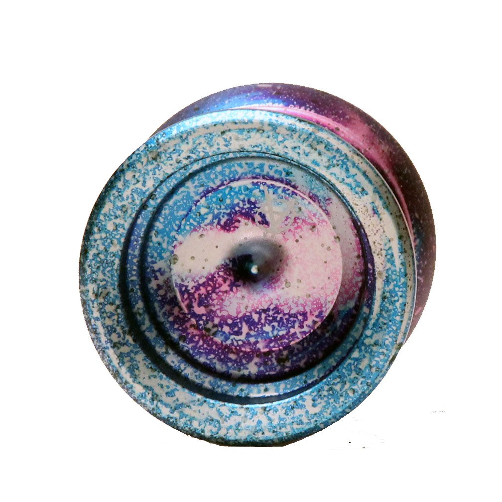 Zeekio Anarchist Yo-Yo - Rainbow Anodized and Colored Acid Wash Finish