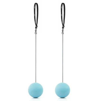 Play Pair of First Poi with 70mm Stage Ball - Loop Handle